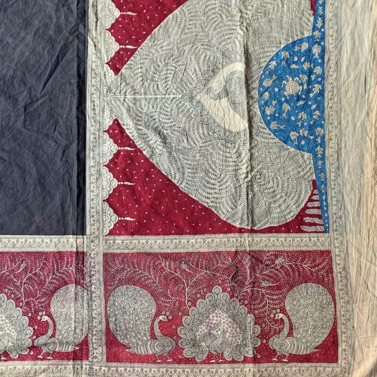 Halud ‘Nirjara’ Mata Ni Pachedi Saree