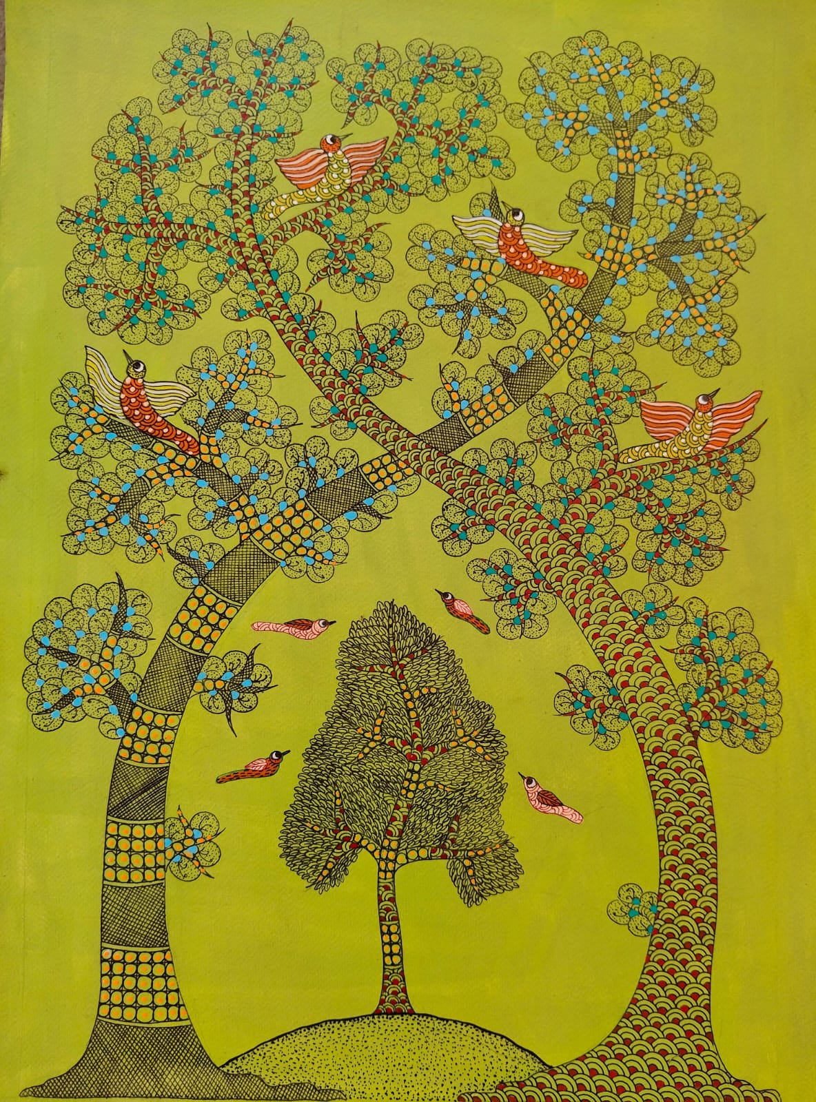 Tree Of Life | Gond Art Painting