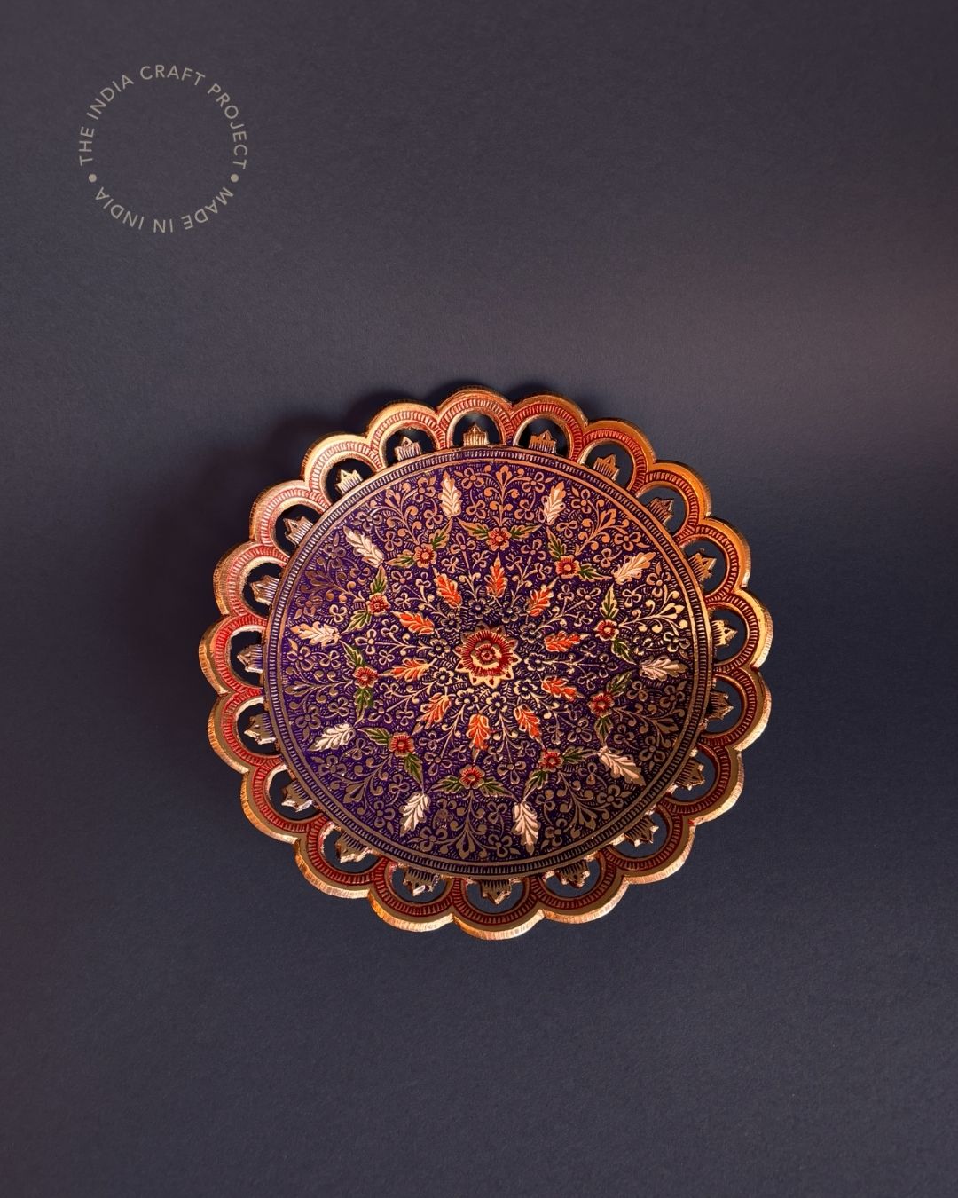 The Indigo Darbaar | Meenakari Bowl
