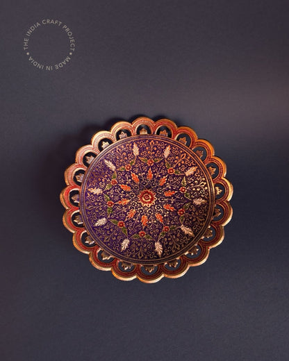 The Indigo Darbaar | Meenakari Bowl