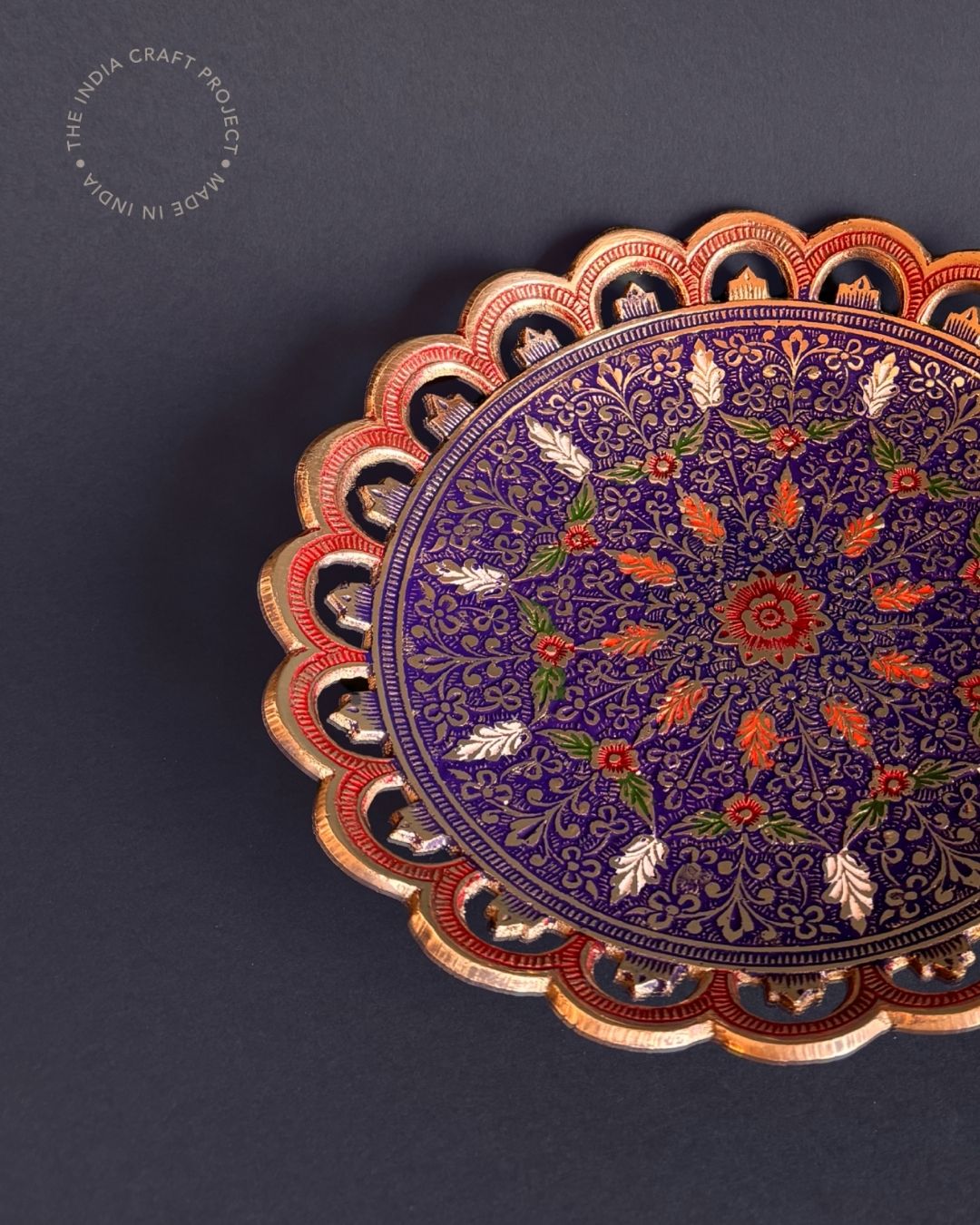 The Indigo Darbaar | Meenakari Bowl