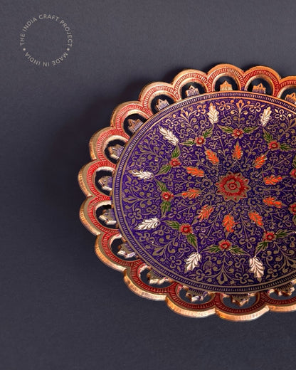 The Indigo Darbaar | Meenakari Bowl