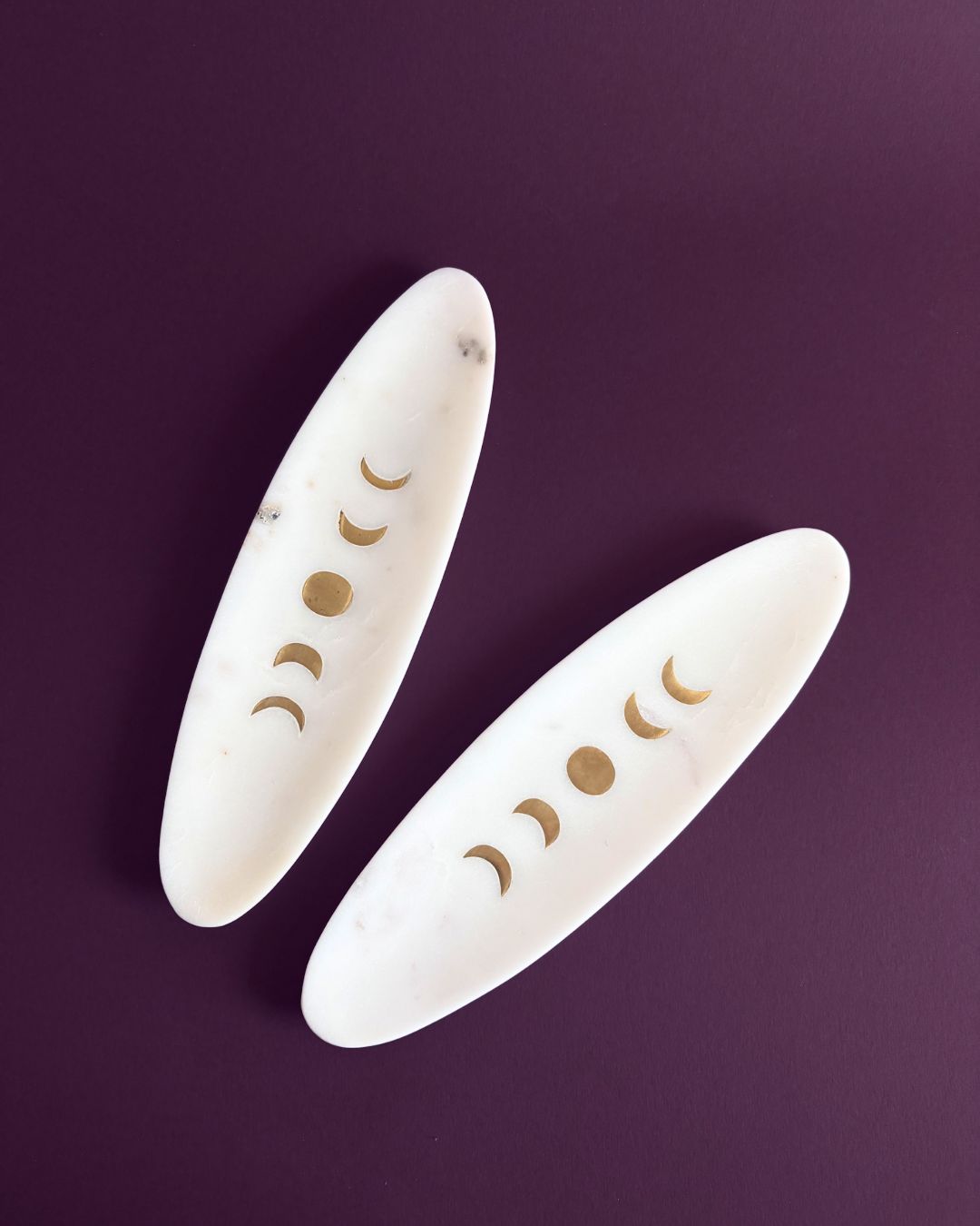 Chand Platter | Handcrafted Minimal Brass Inlay Tray