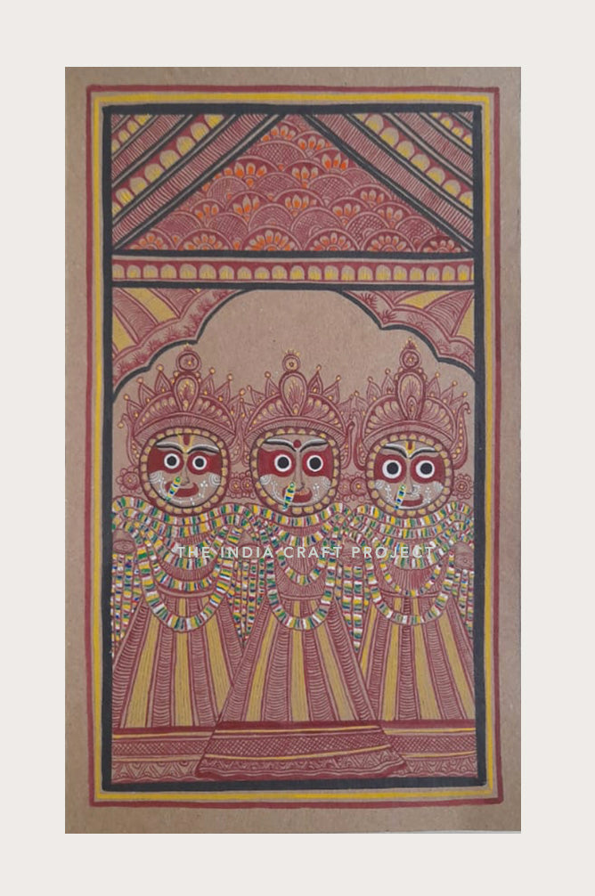 Bengal Pattachitra |God Jagannath Painting