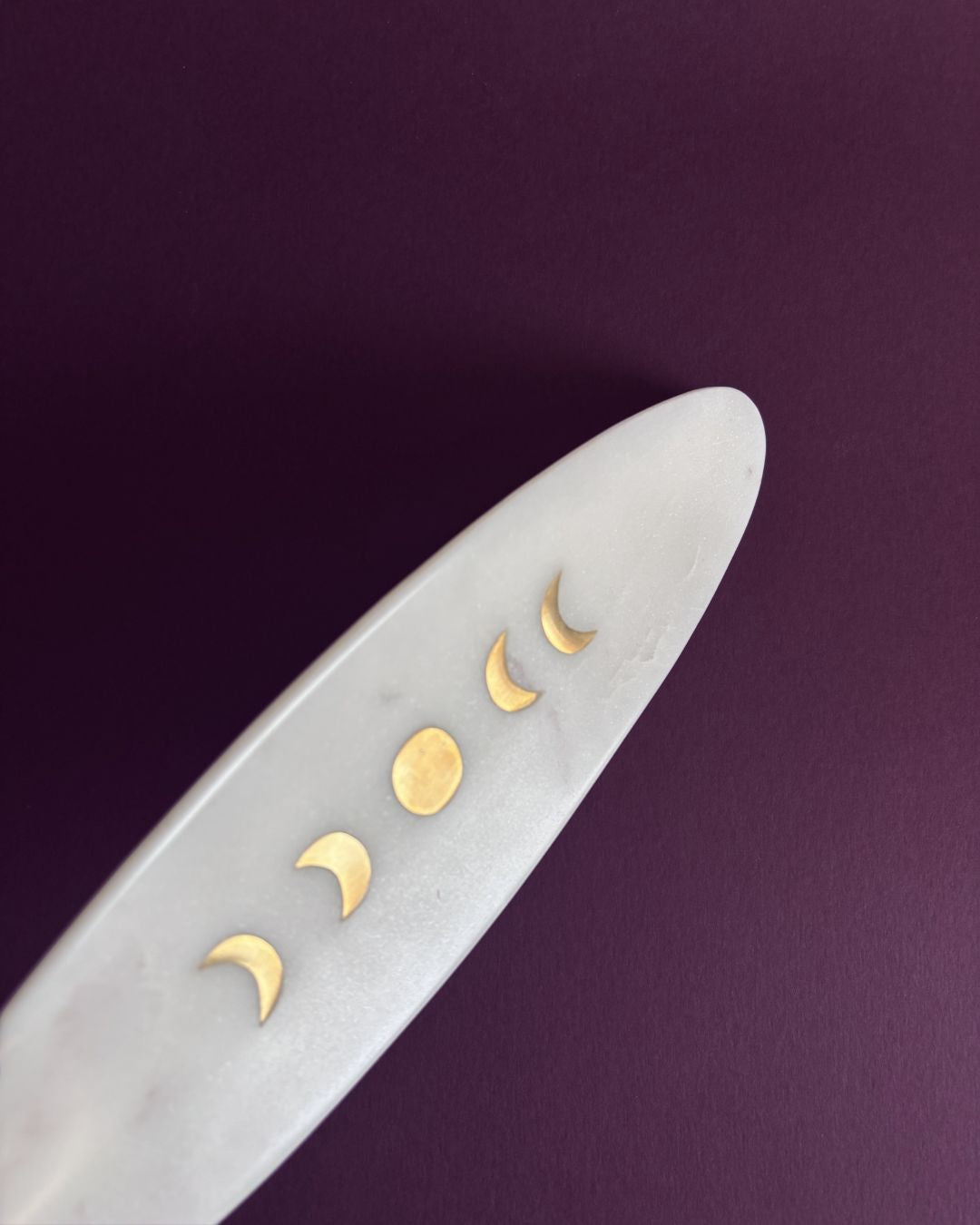Chand Platter | Handcrafted Minimal Brass Inlay Tray