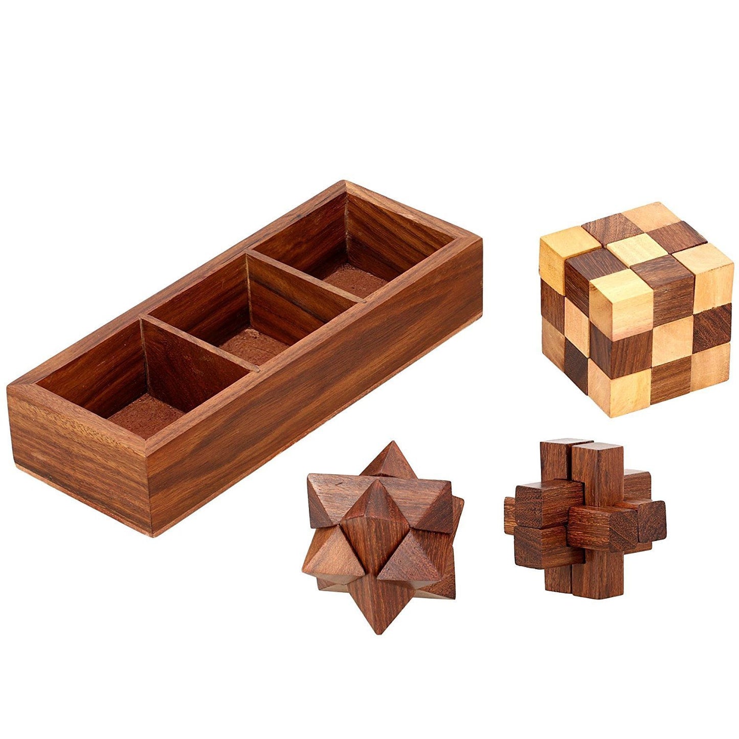 Wooden Puzzle (Set of 3)