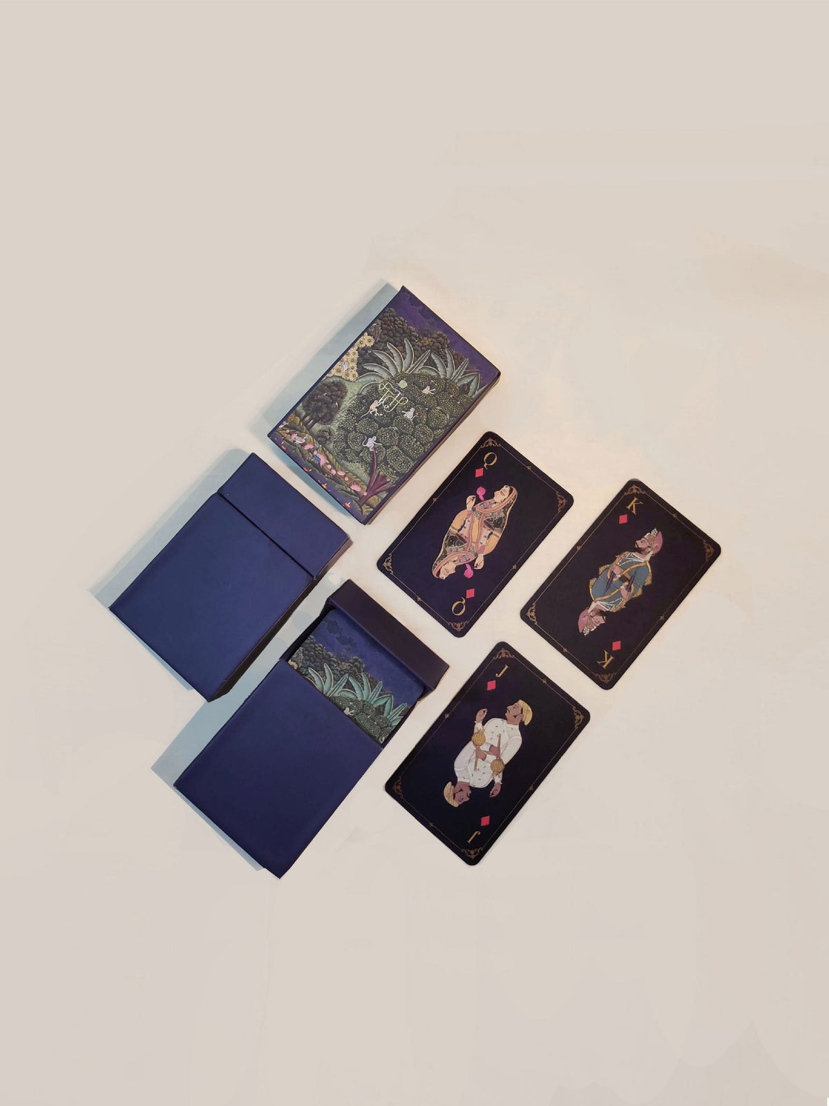 TICP Dark Eco-Friendly Playing Cards | Premium Rajasthani Miniature Ar ...