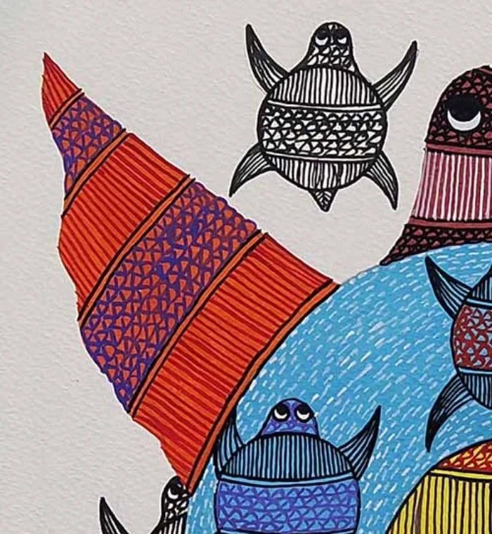 ‘Pragya’ Gond Painting