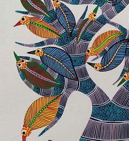 ‘Sangh’ Tree of Life | Gond Painting