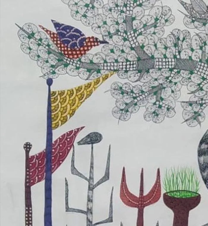 ‘Taalim’ Gond Painting