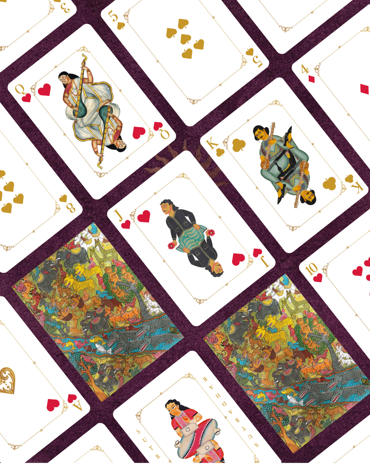 Kalighat Art Playing Cards | Collectible Indian Art Deck | PRE-ORDER