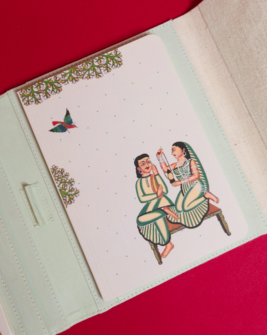 Arth Diary | Courtship in Bloom | Kalighat & Gond Art