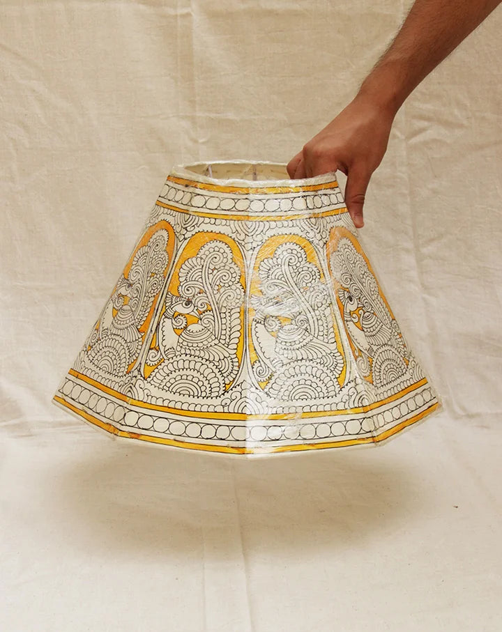 ‘Sunehra’ Hand Painted Tholu Lampshade
