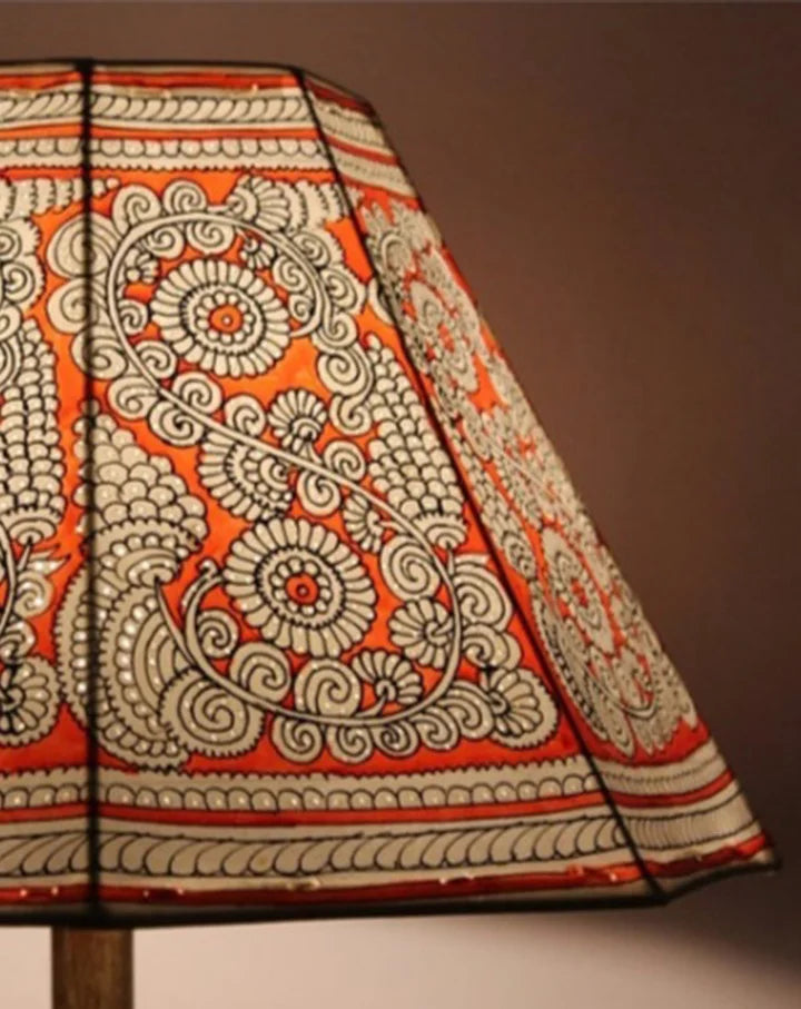 ‘Narangi' Hand Painted Tholu Lampshade