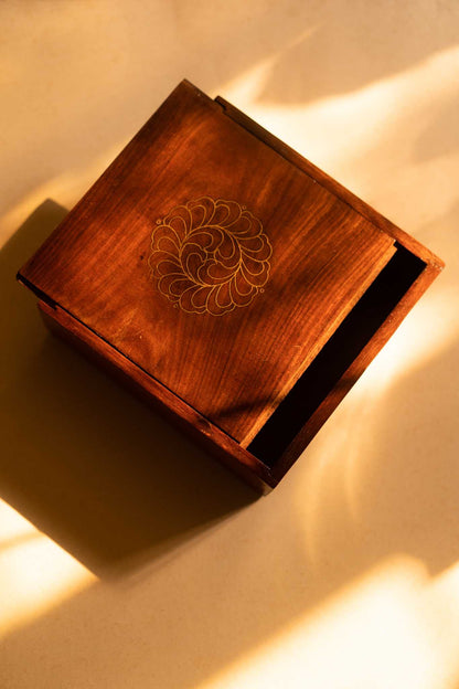 'Karigar' Tarkashi' Wooden Box