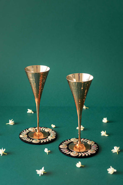 ‘Naaz’ Grande Copper Goblets (Set of 2)