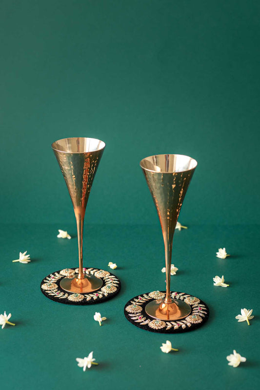 ‘Naaz’ Martini Copper Goblets (Set of 2)