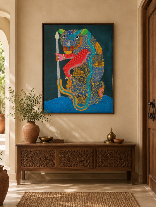 Ruler | Gond Art Painting