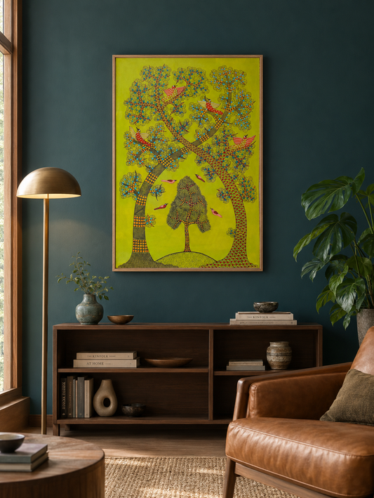Tree Of Life | Gond Art Painting
