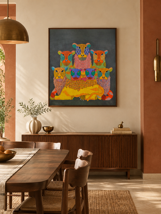 Familial | Gond Art Painting