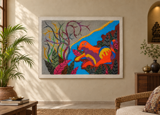 Animal Gond Painting | Gond Art
