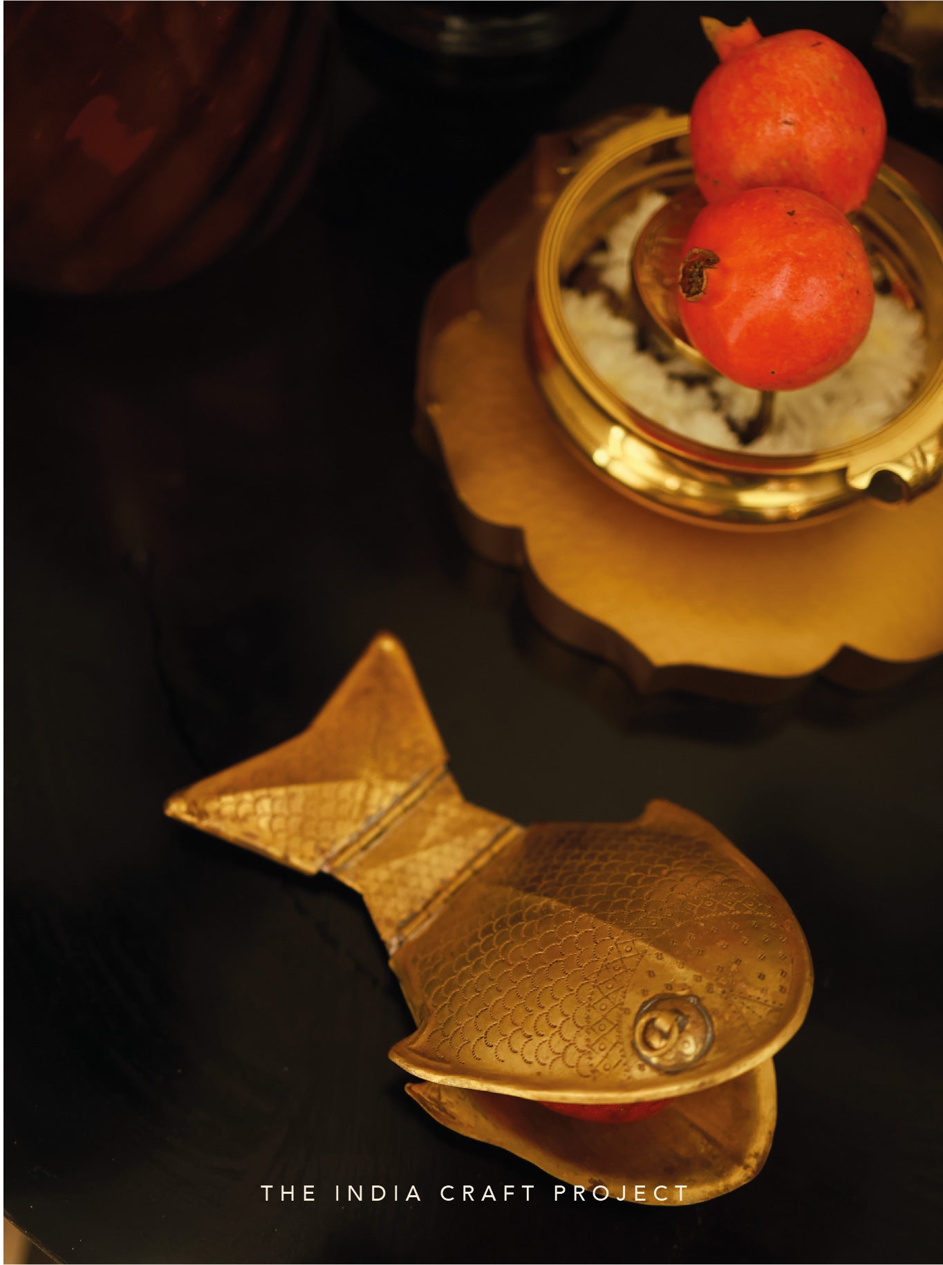 Fish Mukhawas Brass Holder | Collectible Handicraft