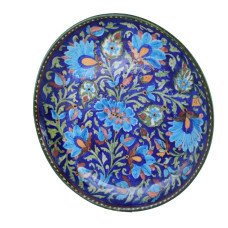 Neele Phool | Blue Pottery Wall Plate