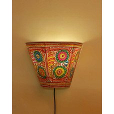'Phool' Hand Painted Tholu Wall Lamp